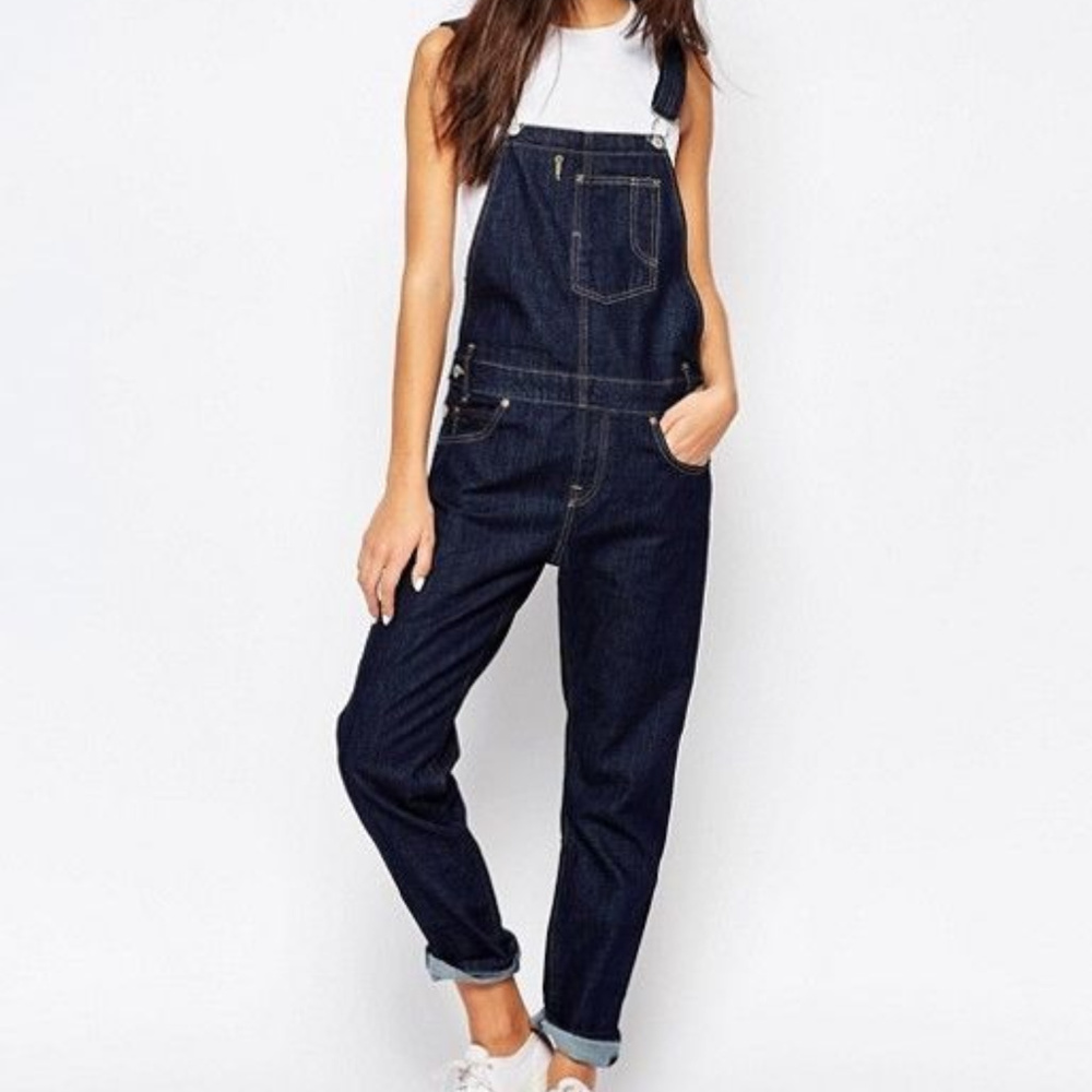 Levi’s Heritage Dungaree Denim Overalls Dark Wash
